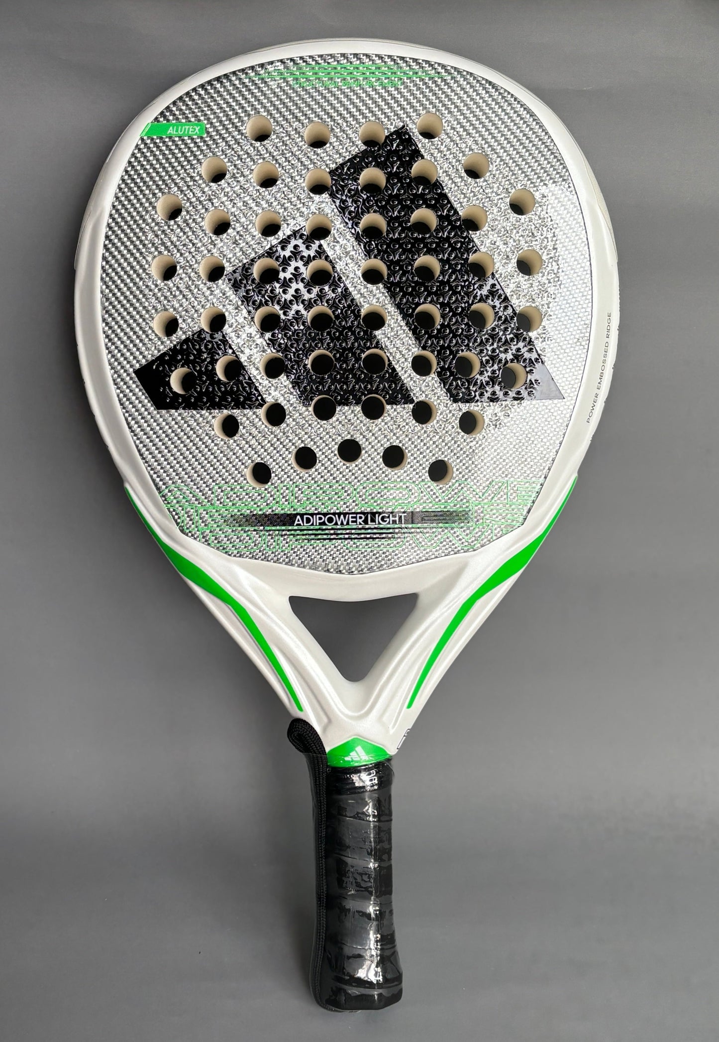 Pala Adidas Adipower Light 3.3 White/Green 2024